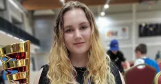 Strieborná Karin Novomeská zo Štefanova na majstrovstvách Slovenska v šachu