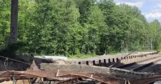 Počas pádu bola na trati pravidelná výluka železničnej dopravy, zdroj: ŽSR
