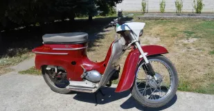 Jawa 50 Ilustracne Zavod Moped Jazda