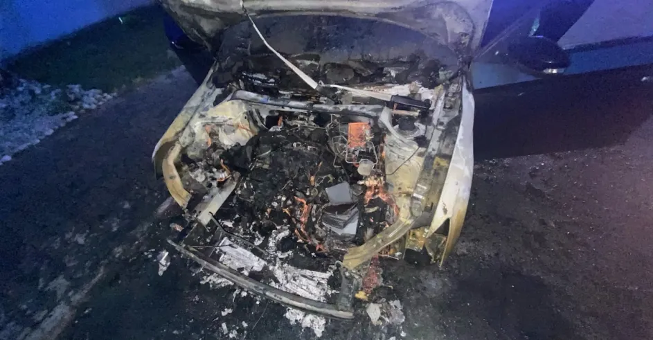 Malacky Poziar Auto