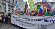 Protestný pochod aj slovenských poľnohospodárov v Bruseli k návrhu nového rozpočtu EÚ (zdroj: SPPK)