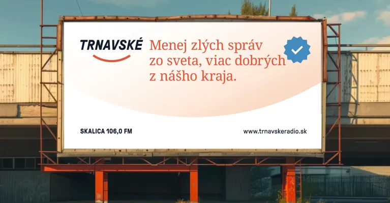 Vizuál aktuálneho posolstva Trnavského rádia. | Reprofoto: Trnavské