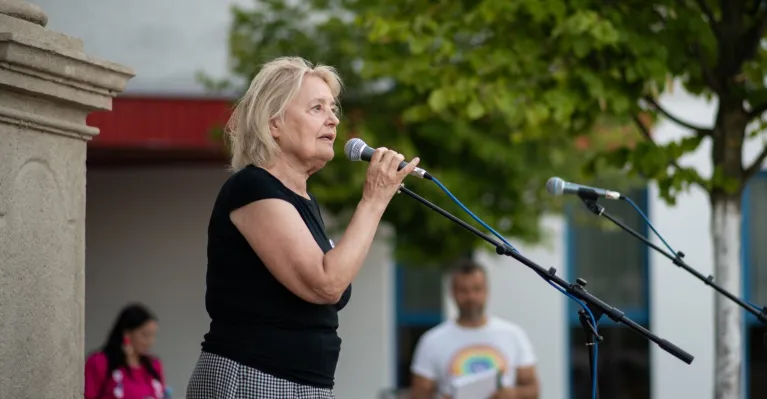 Magda Vášaryová pôsobila 10 rokov aj v slovenskom parlamente (zdroj: Barbora Cholková)