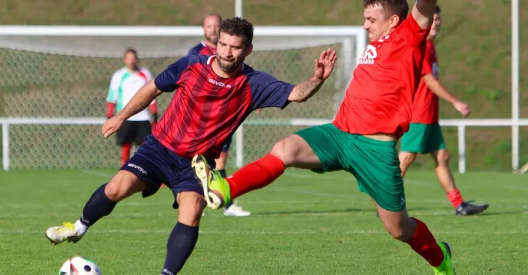 Zo zápasu Čáčov - Podbranč 7:1, Foto: Rasťo Mjakiš