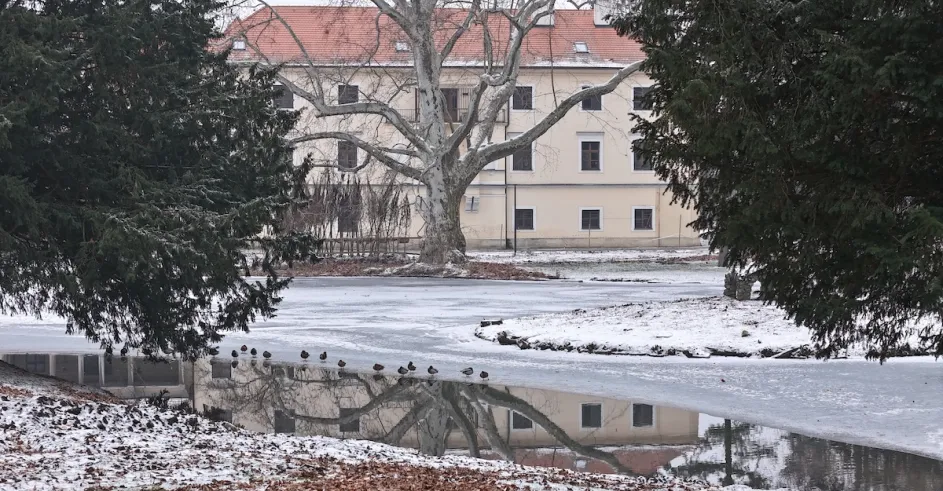 Stupava Park Zima Revitalizacia