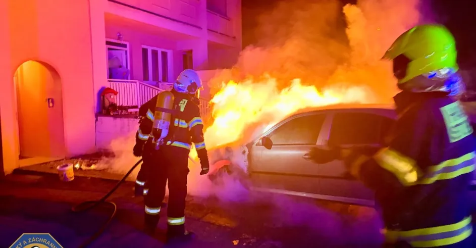 Poziar Auto Stupava