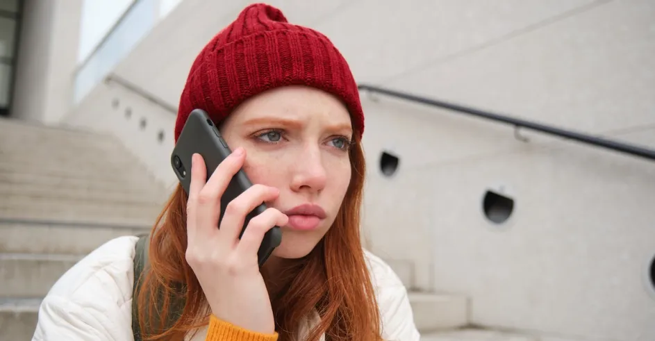 Zena Telefonat Ilustracne