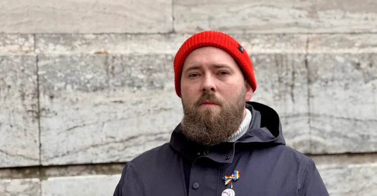 Občiansky aktivista David Lipa (foto: Jakub Hrubši / Záhorí.sk)