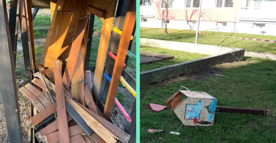 Malacky Detske Ihrisko Vandalizmus