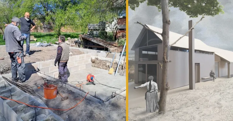 koláž Pjekné mjestečko a bkps