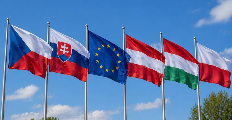 Vlajky Stredna Europa