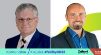 Kandidáti na primátora mesta Gbely: Jozef Hazlinger a Martin Jahodka