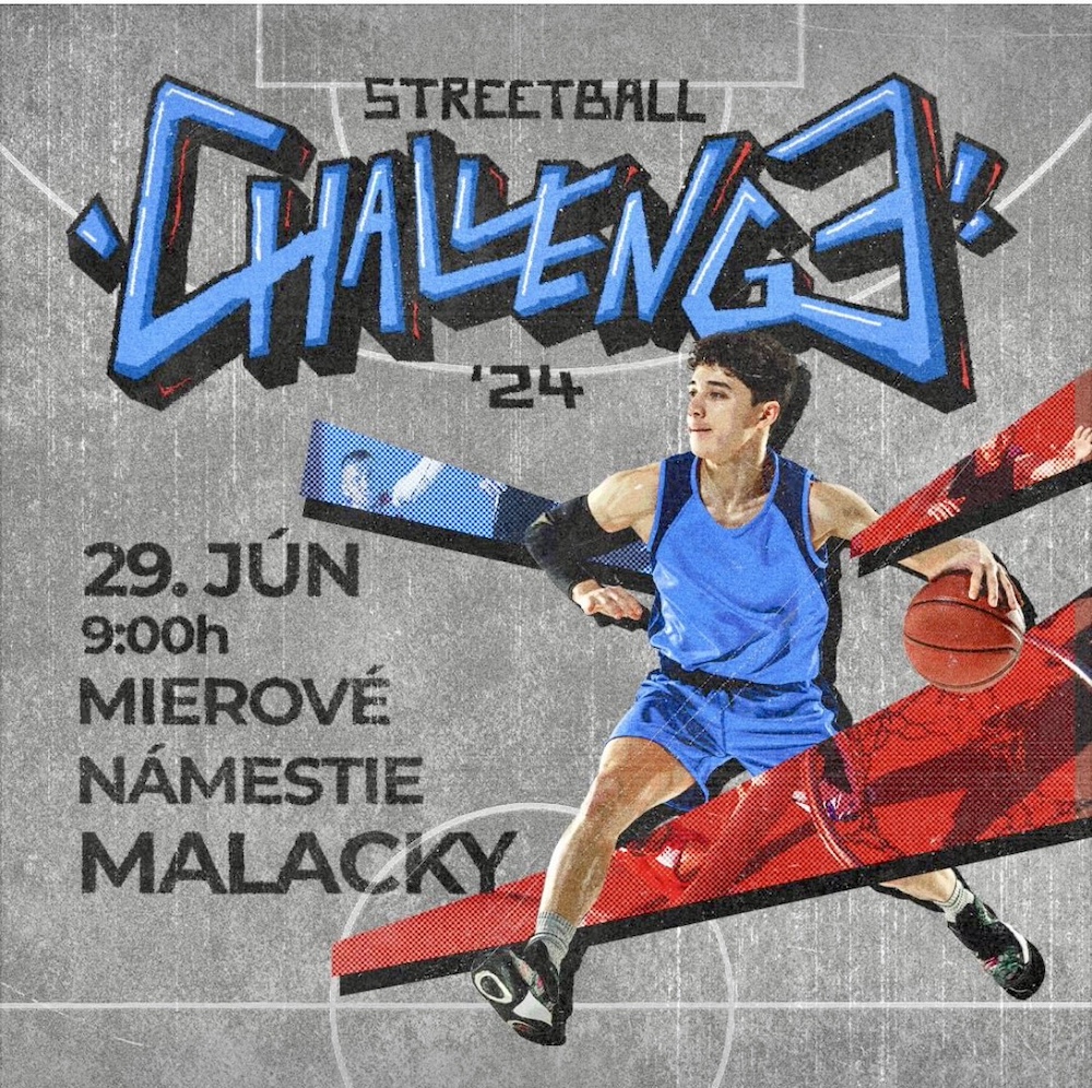 streetball chalange Malacky 2024 Mierové námestie