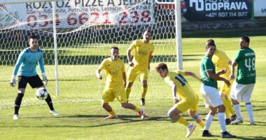 Foto zo zápasu Gbely - Lednické Rovne 1:0. Foto: Ján Bolebruch