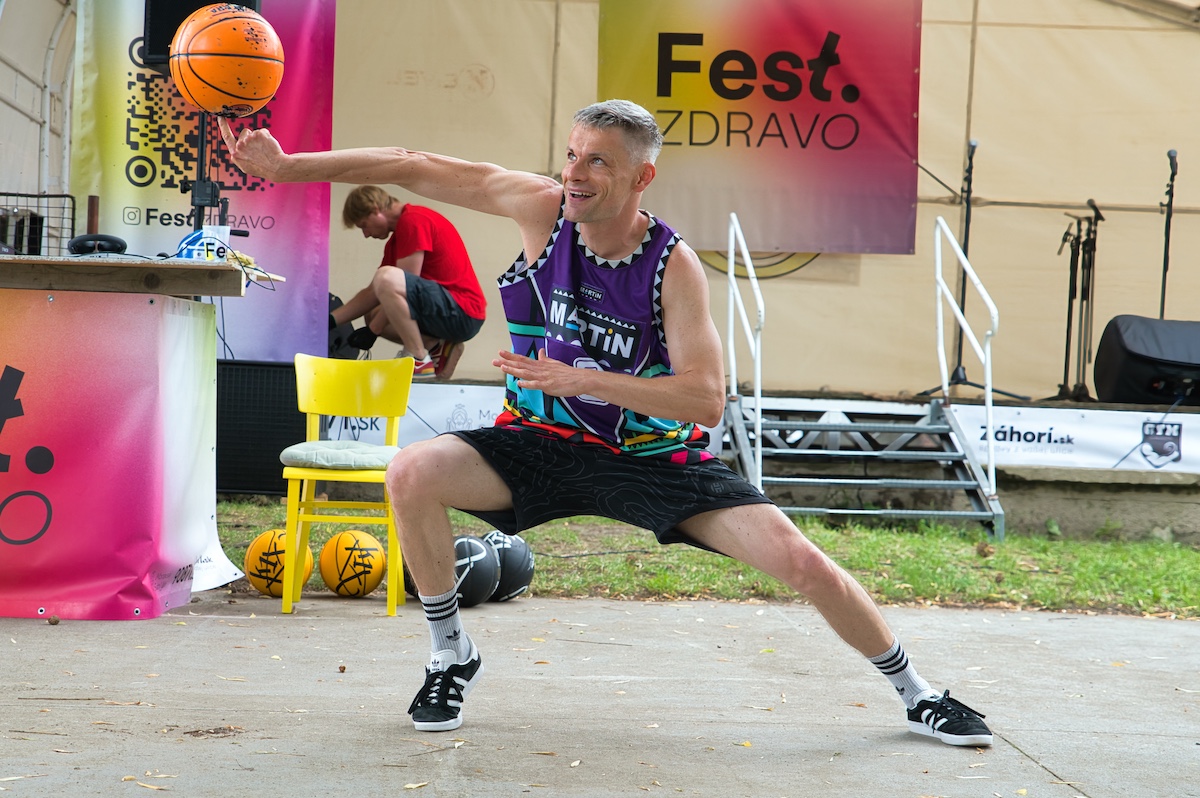 Festival Fest Zdravo 2025 Martin Leco Basketbalová show